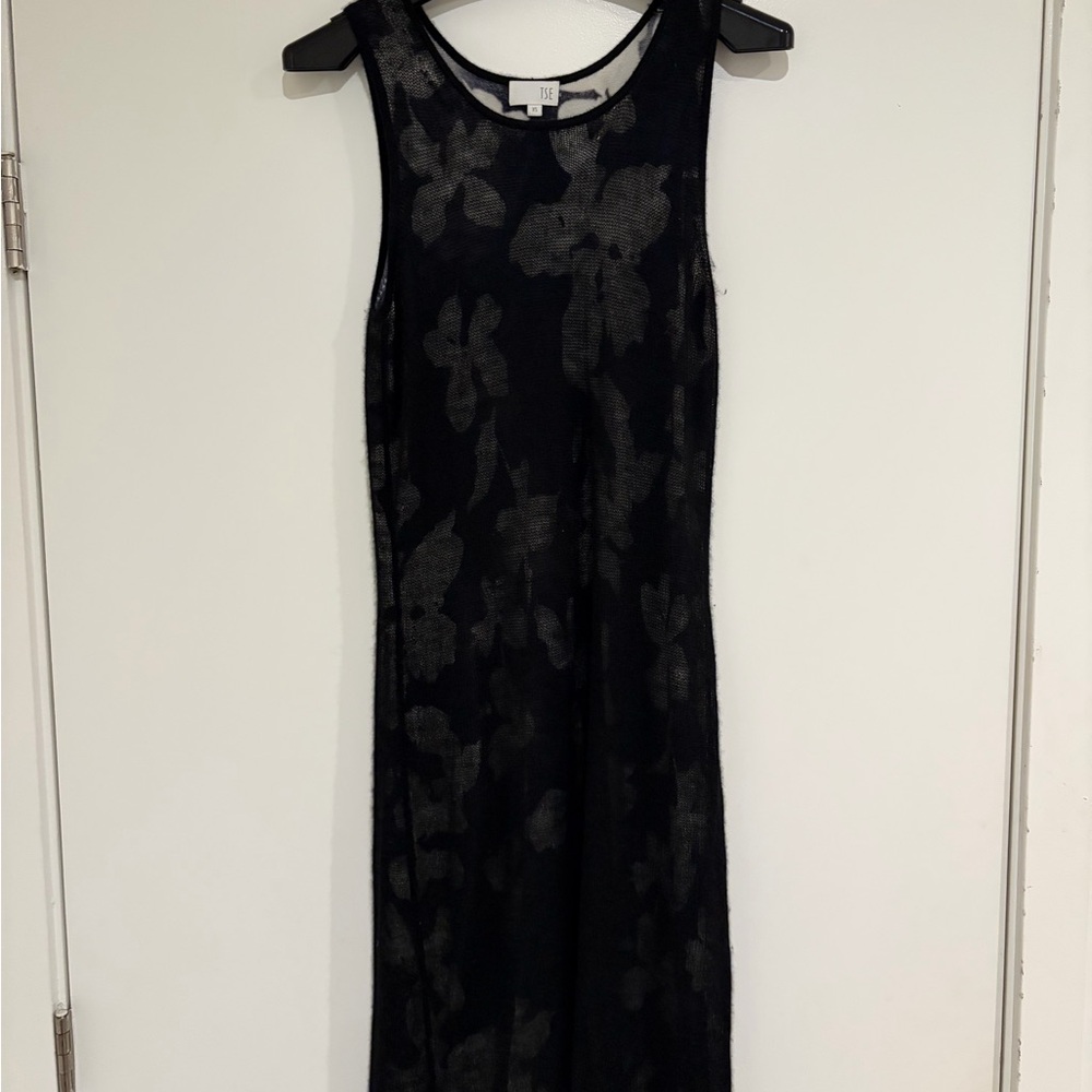 TSE Black Floral Maxi Dress